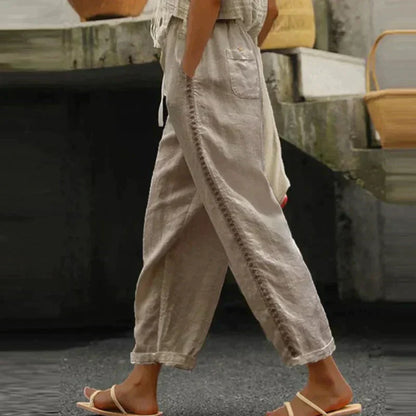 Pantaloni casual da donna dal design versatile