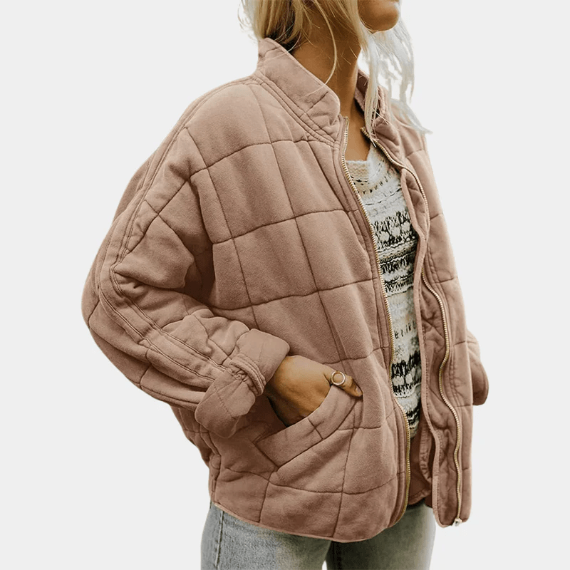 Attireado - Double-Breasted Jacket