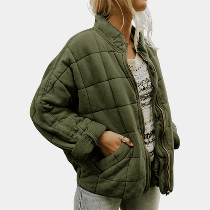Attireado - Double-Breasted Jacket