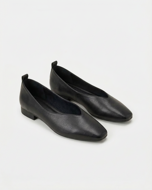 Auliya Paris | Chaussures Femme - Ballerines Bout Carré Élégantes