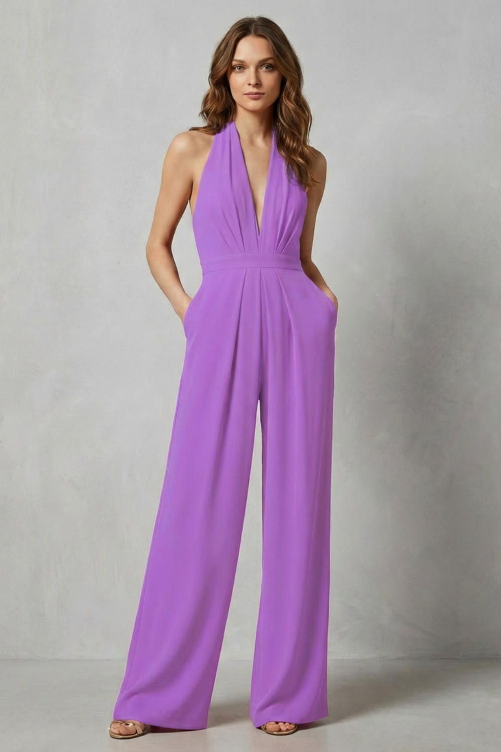 Backless Halter Jumpsuit – Bold Summer Glamour