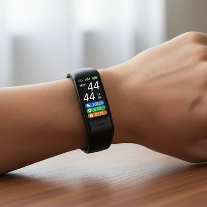 Smart Armband – Aktivitäts- & Körperdatenanzeige, wassergeschützt & lange Akkulaufzeit