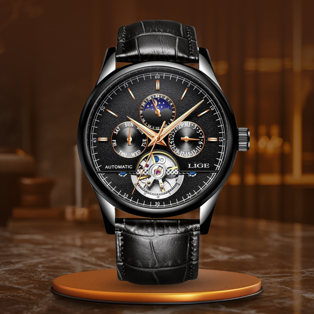 Relógio Automático Mecânico Tourbillon