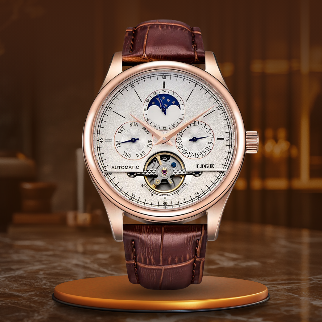 Relógio Automático Mecânico Tourbillon
