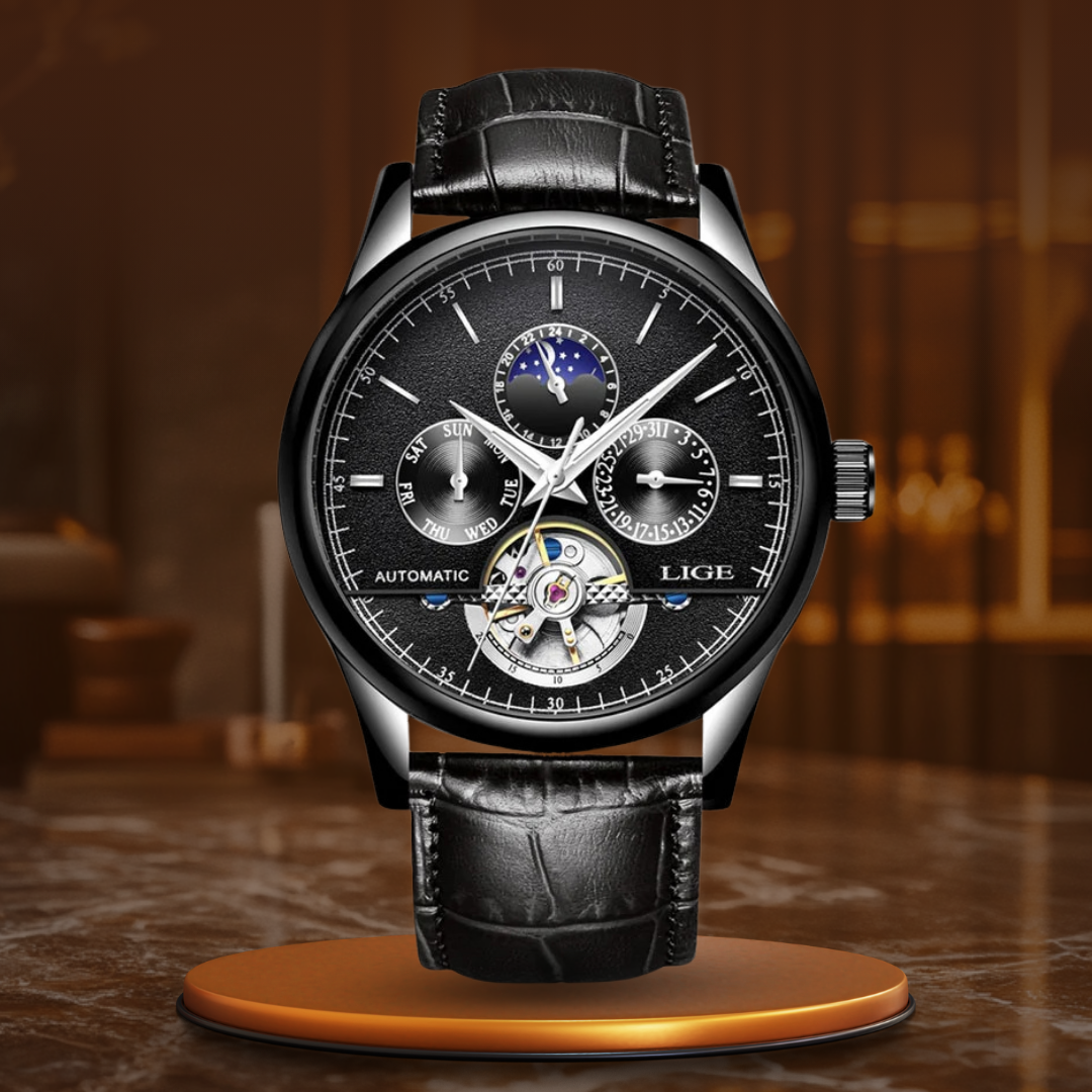 Relógio Automático Mecânico Tourbillon
