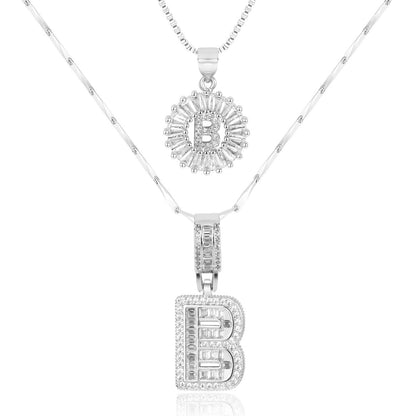 GemLetter Ketting - Initiaal Hanger met Luxe Glans