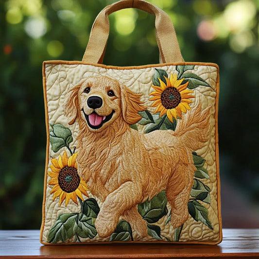 Geantă Artizanală – Golden Retriever