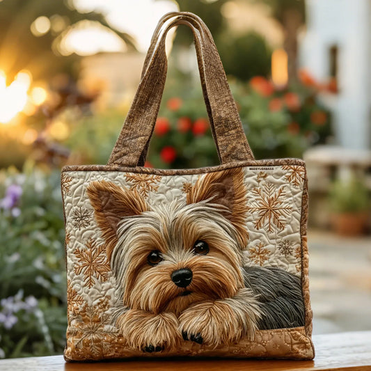 Geantă Artizanală – Câine Yorkshire Super Drăguț