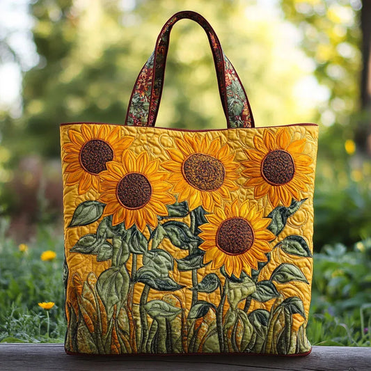 Classic Tote Bag with Sunflowers
