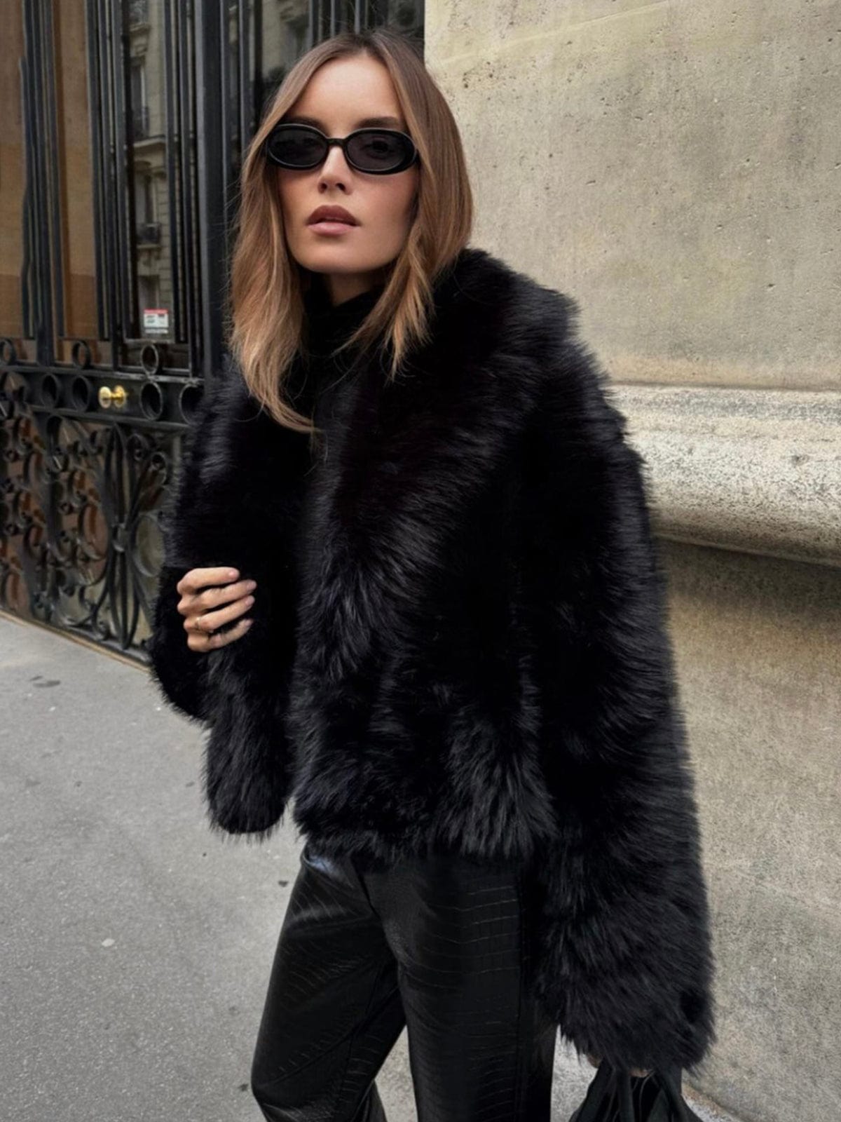 Atelier Fes | Senna Faux Fur Jas