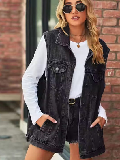 Mira Herbst-Retro Jeansjacke