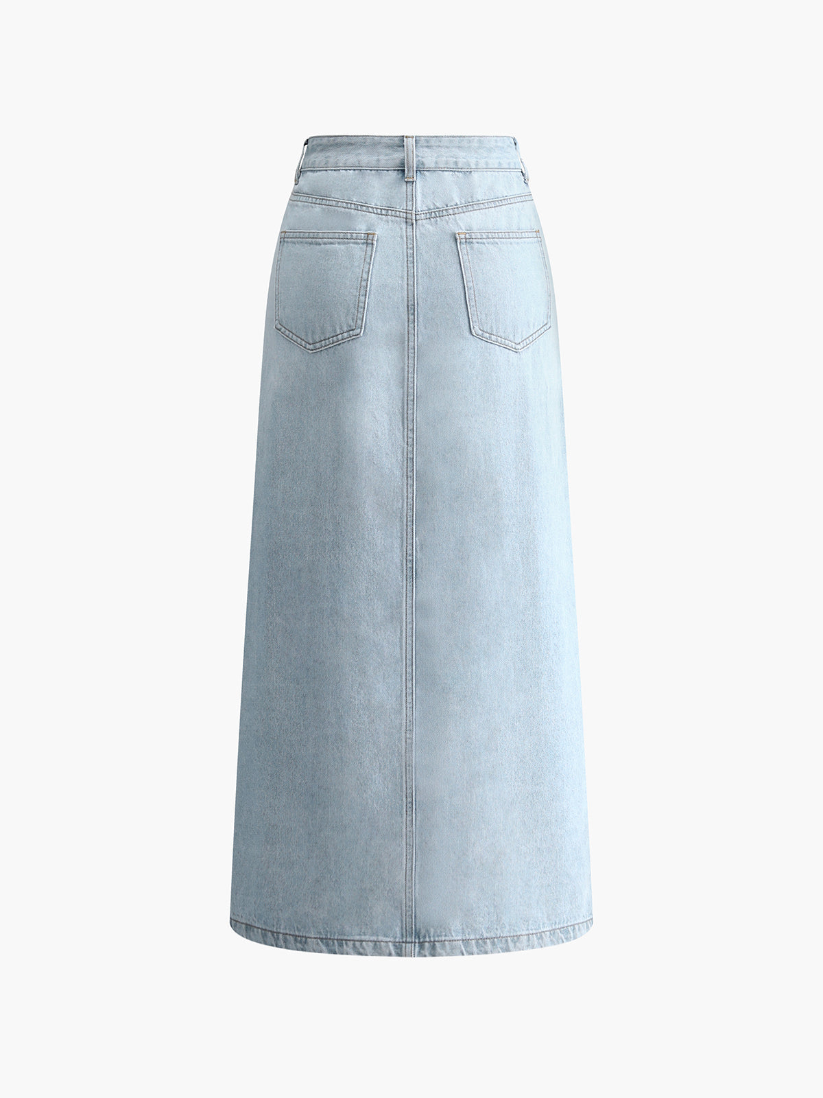 Mirevna – Women’s High Waisted Denim Skirt