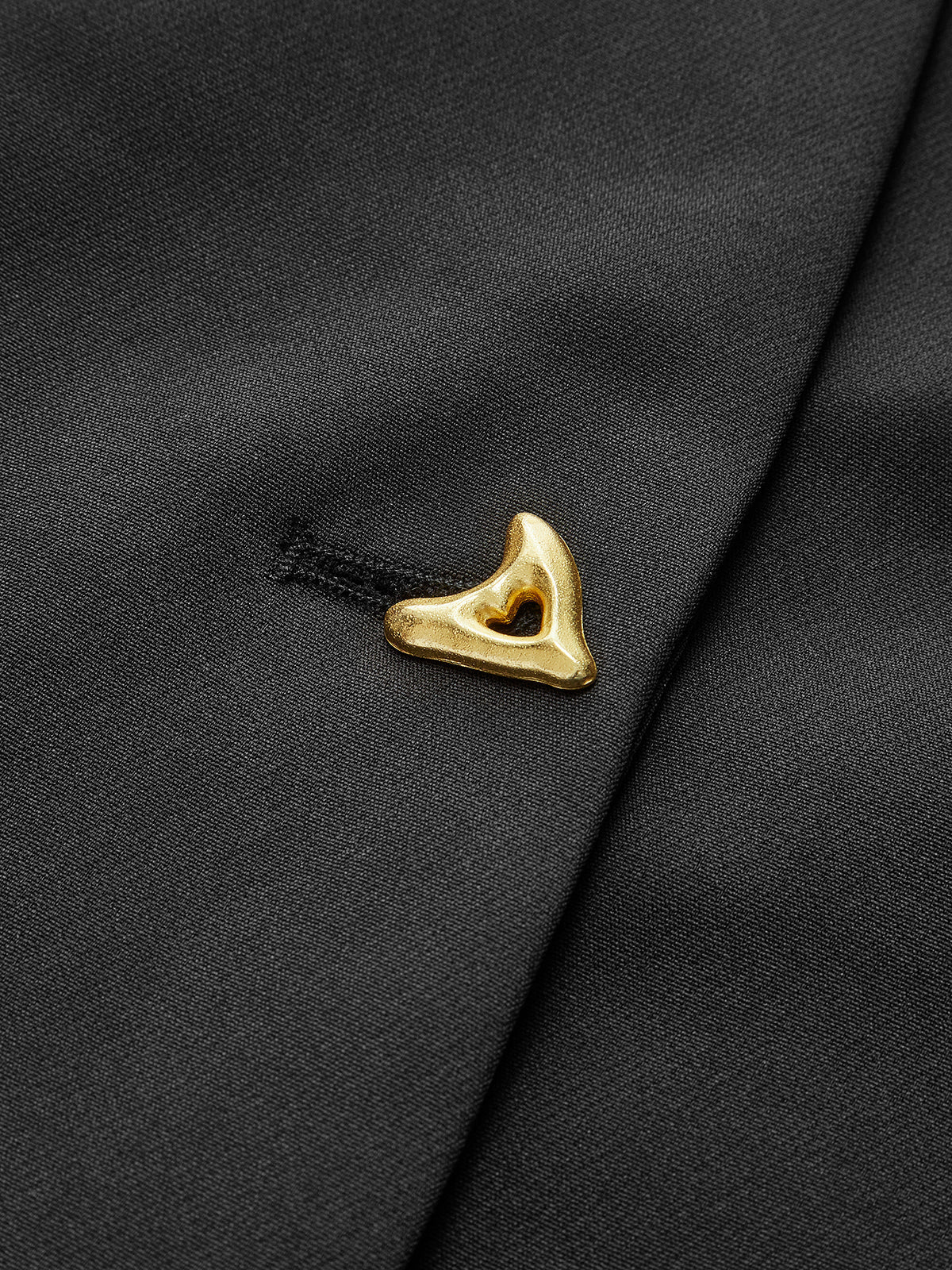 Seravelle | Damska Elegancka Bluzka Strukturalna V-Neck z Guzikiem