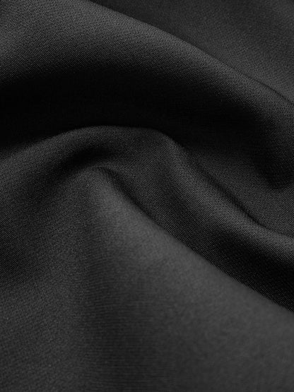 Seravelle | Damska Elegancka Bluzka Strukturalna V-Neck z Guzikiem