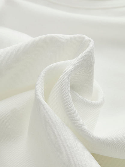 Gracie - Square Neck Draped Crop Top