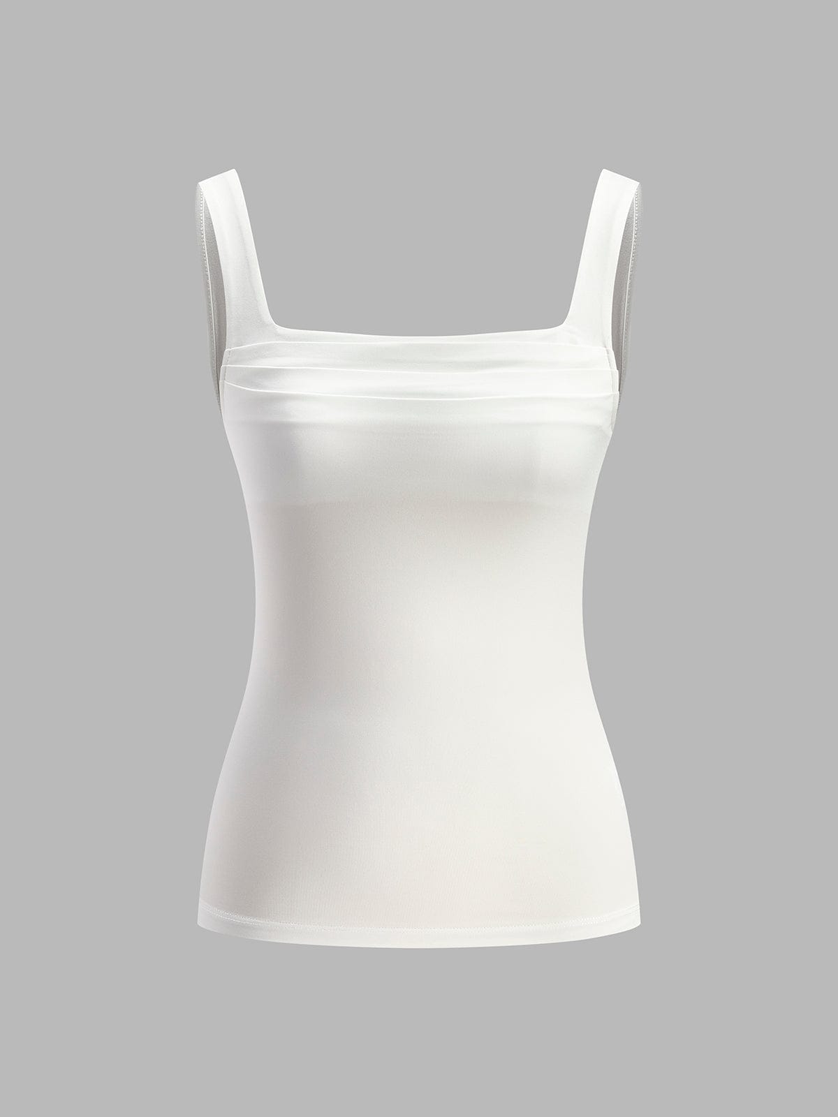 Gracie - Square Neck Draped Crop Top