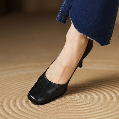 Marisol™ | Tacones de cuero elegantes