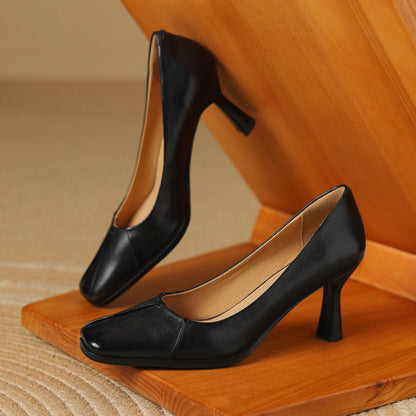 Marisol™ | Tacones de cuero elegantes