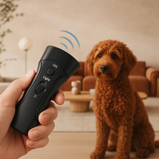 Anti-blaftrainer Hond Veilig Ultrasoon Apparaat Voor Ongewenst Gedrag