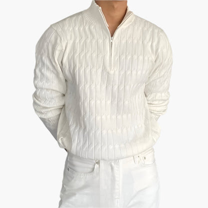 Chaplin Cable Knit Half-Zip