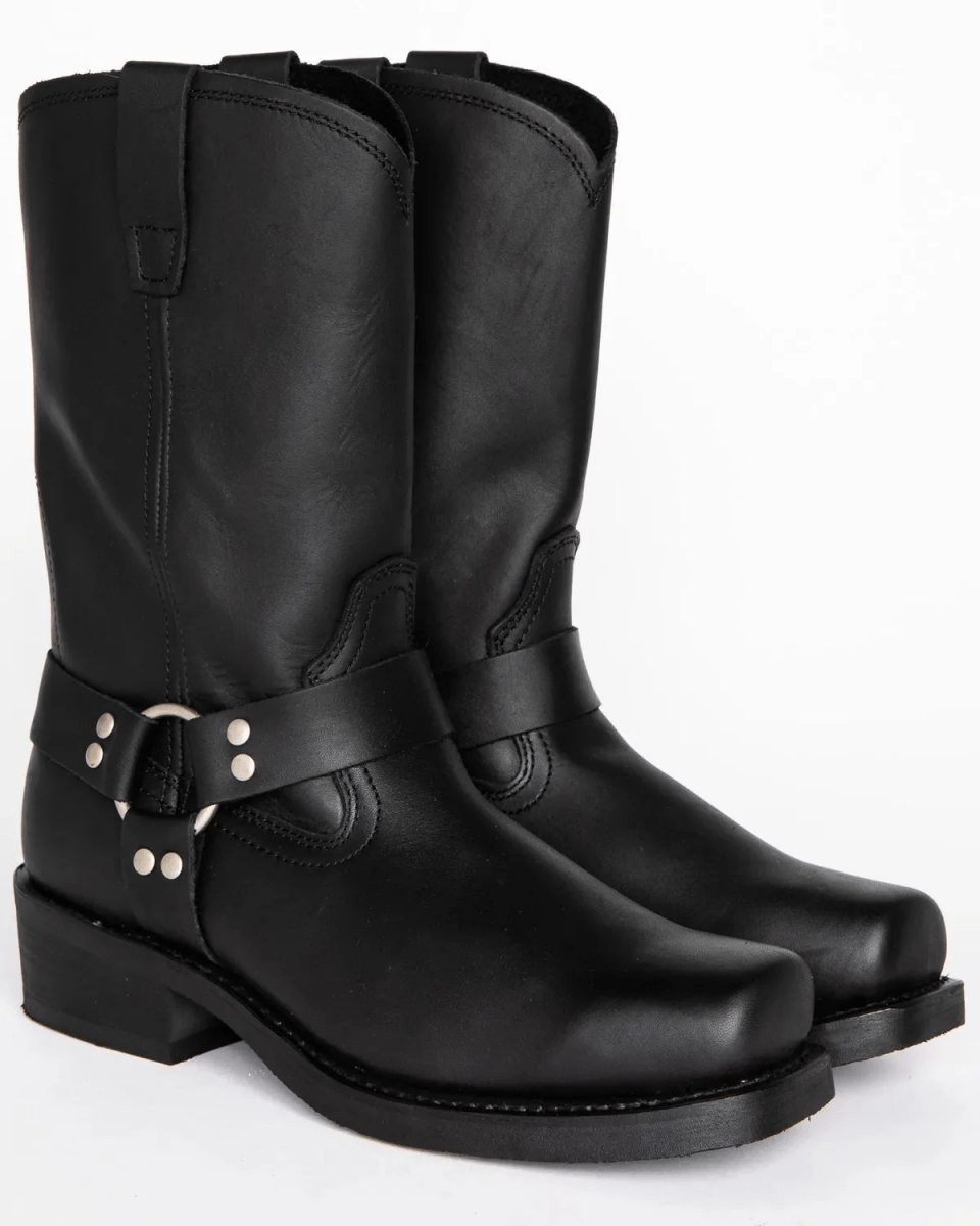 Herren Boots im Harness-Stil – Wasserabweisendes Obermaterial & Robustes Design