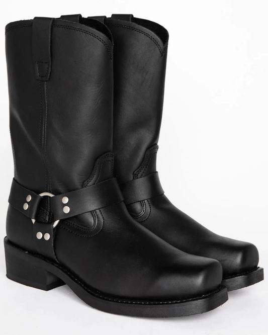 Herren Boots im Harness-Stil – Wasserabweisendes Obermaterial & Robustes Design