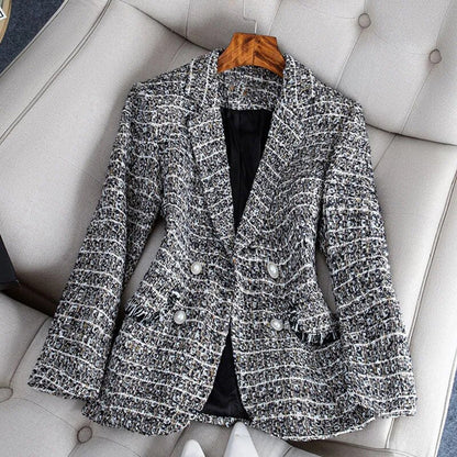 Sophia - Chique getailleerde blazer met een gestroomlijnde pasvorm met dubbele rij knopen