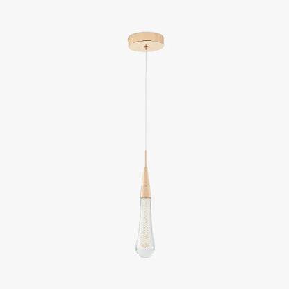 Vnitřní Moderní Závěsná Lampa | Zlato ve Tvaru Kapky LED Design