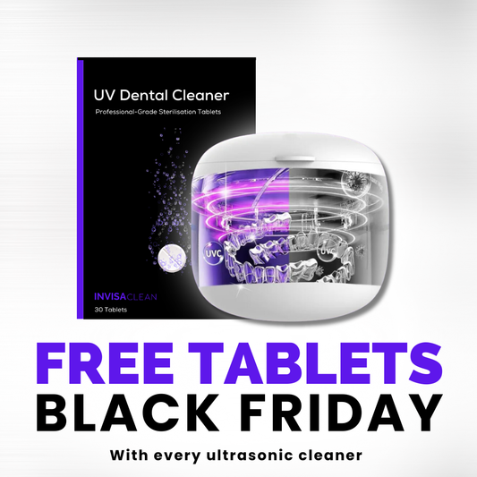 InvisaClean UV Dental Cleaner + Free Tablets