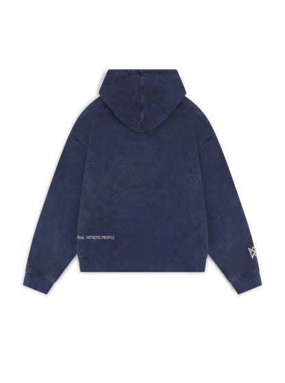 Sweat à Capuche Bleu avec Imprimé "For the Culture"