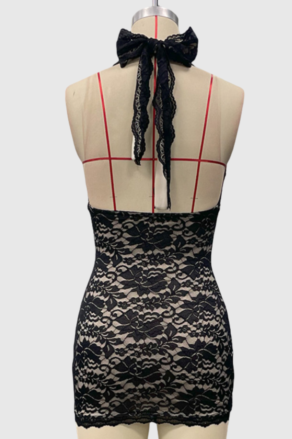 Lace Mini Dress - Sultry Lace Detail for a Night Out