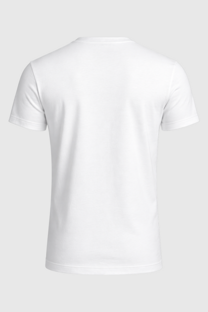 Hvid Slim-Fit T Shirt Herre til Mænd - Valmont Wear