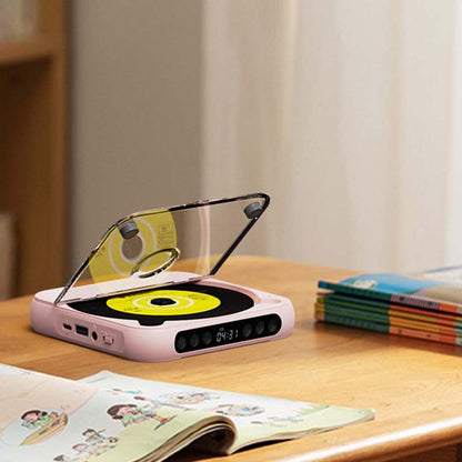 MEELANO Bærbar CD-afspiller med Bluetooth, Fremragende Lydkvalitet og Kompakt Letvægt