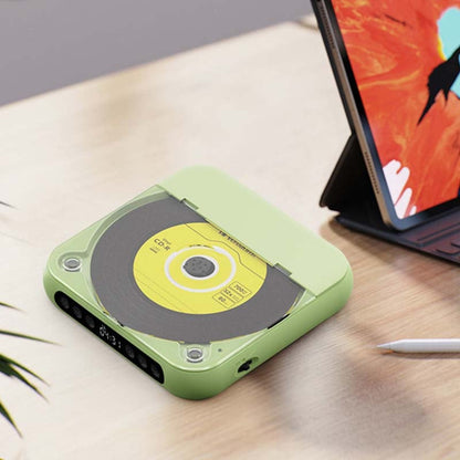 MEELANO Bærbar CD-afspiller med Bluetooth, Fremragende Lydkvalitet og Kompakt Letvægt