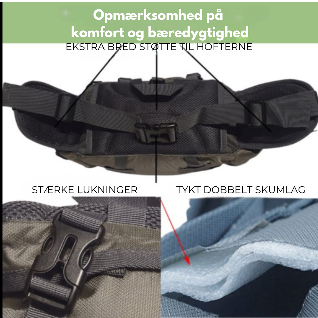 OutdoorHaven - Vandtæt hoftetaske - Vandring
