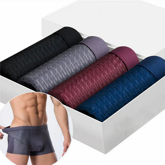 Komfortable Bambus Boxershorts til Mænd - Sæt af 10