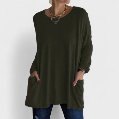 Barbara – Top A Maniche Lunghe Dalla Vestibilità Rilassata 9