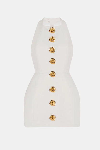 Becci – Backless Halter Mini Dress