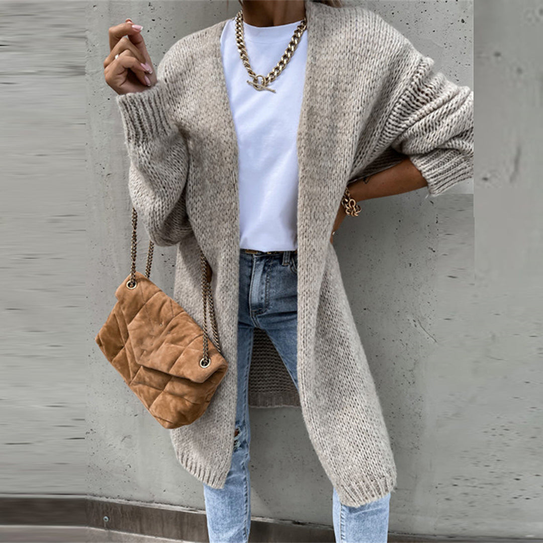 Lauren | Women relaxed fit Long Open Front cardigan