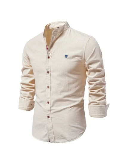 Men's Soft Breathable Casual Shirt for Work and Casual Wear