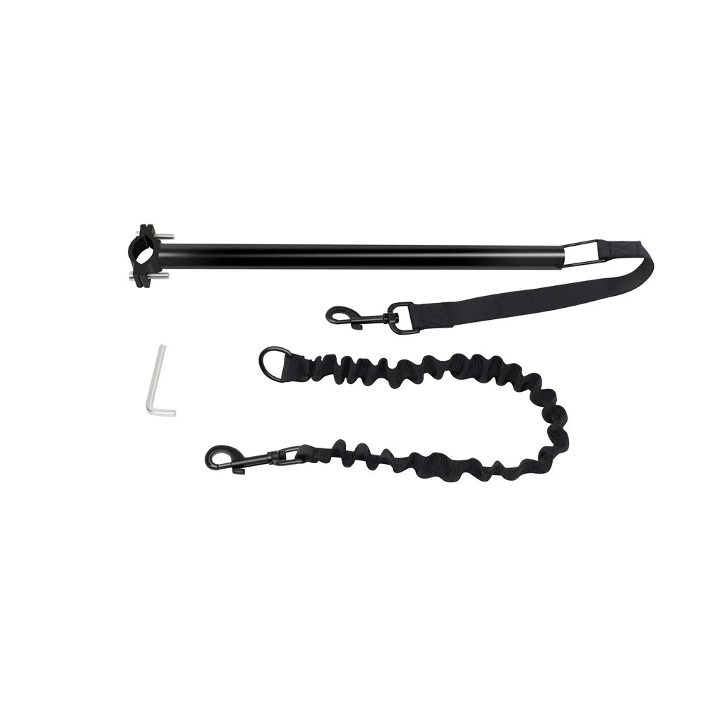 Bicycle Dog Leash with Elastic Shock Absorption – Durable Metal Attachment for Safe Rides 1