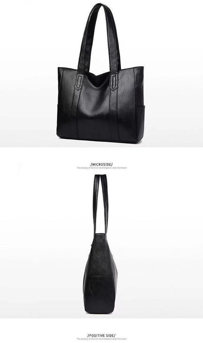 Aira Vintage Leather Shoulder Handbag - Classic Elegance & Practicality