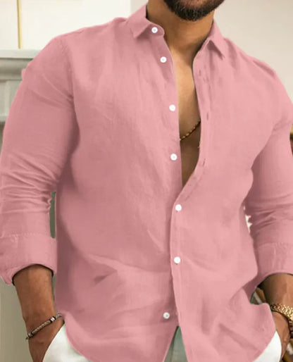 Bram Chemise Homme en Lin – Respirante, Durable & Élégante pour les Occasions Décontractées et Formelles
