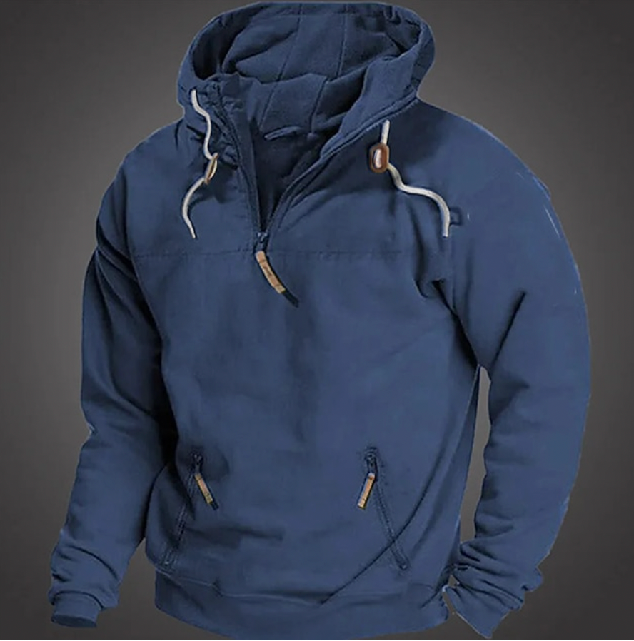 Benedict | Men casual z długim rękawem bluza z kapturem