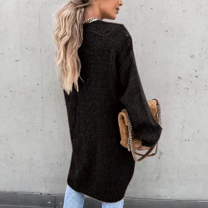 Lauren | Women relaxed fit Long Open Front cardigan