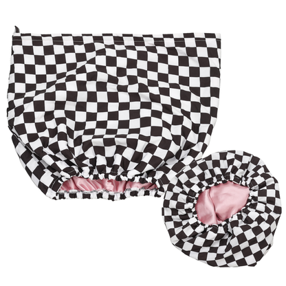 SILKLOCK Waterproof Satin Shower Cap