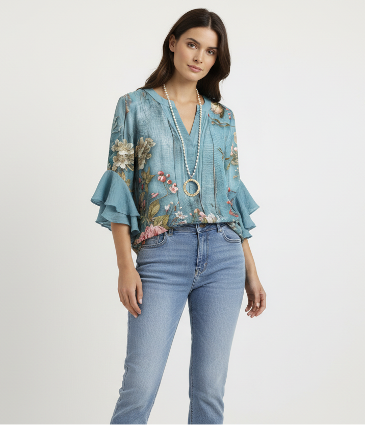 Rilissa - Blusa suave al tacto