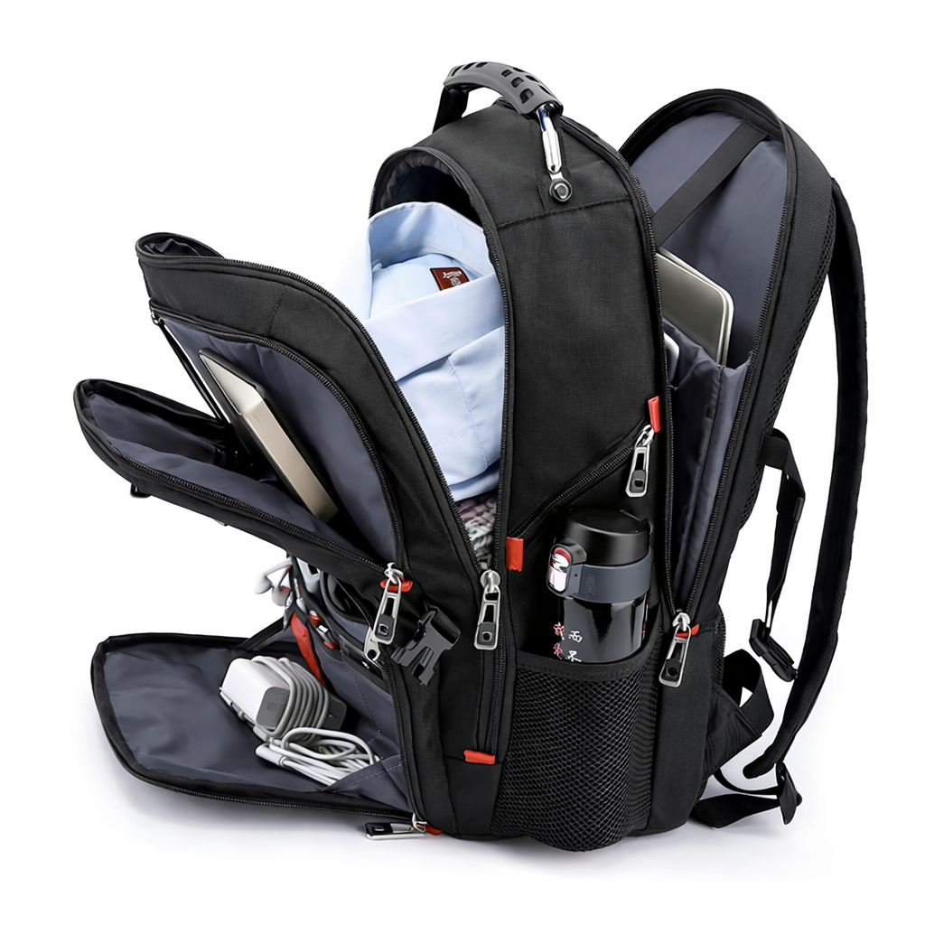 Laptop Backpack | Waterproof, USB Charging | Travel Work Bag