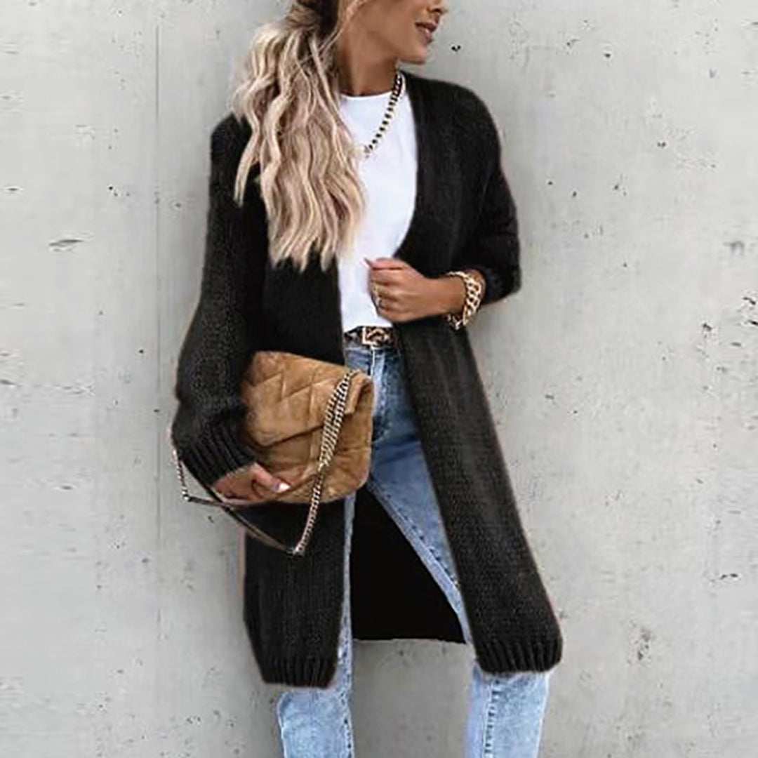Lauren | Women relaxed fit Long Open Front cardigan