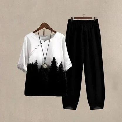 Lilou - Comfortable and Chic Shirt and Pants Set